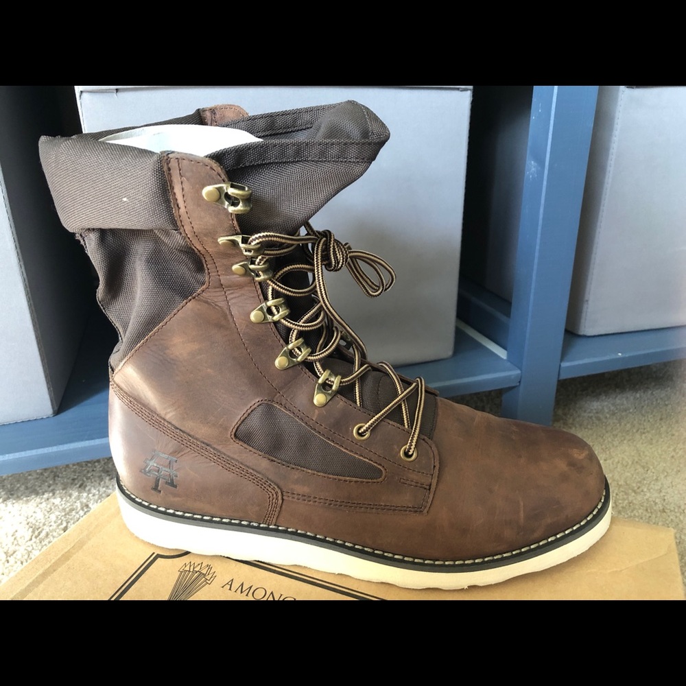 Amongst Friends Field Boot in Chocolate leather